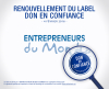Renouvellement du label "Don en confiance" pour Entrepreneurs du Monde
