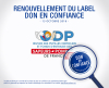 Renouvellement du label "Don en confiance" pour lOeuvre des Pupilles Orphelins de Sapeurs-Pompiers