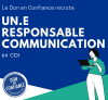 Le Don en Confiance recrute un.e responsable communication (CDI)